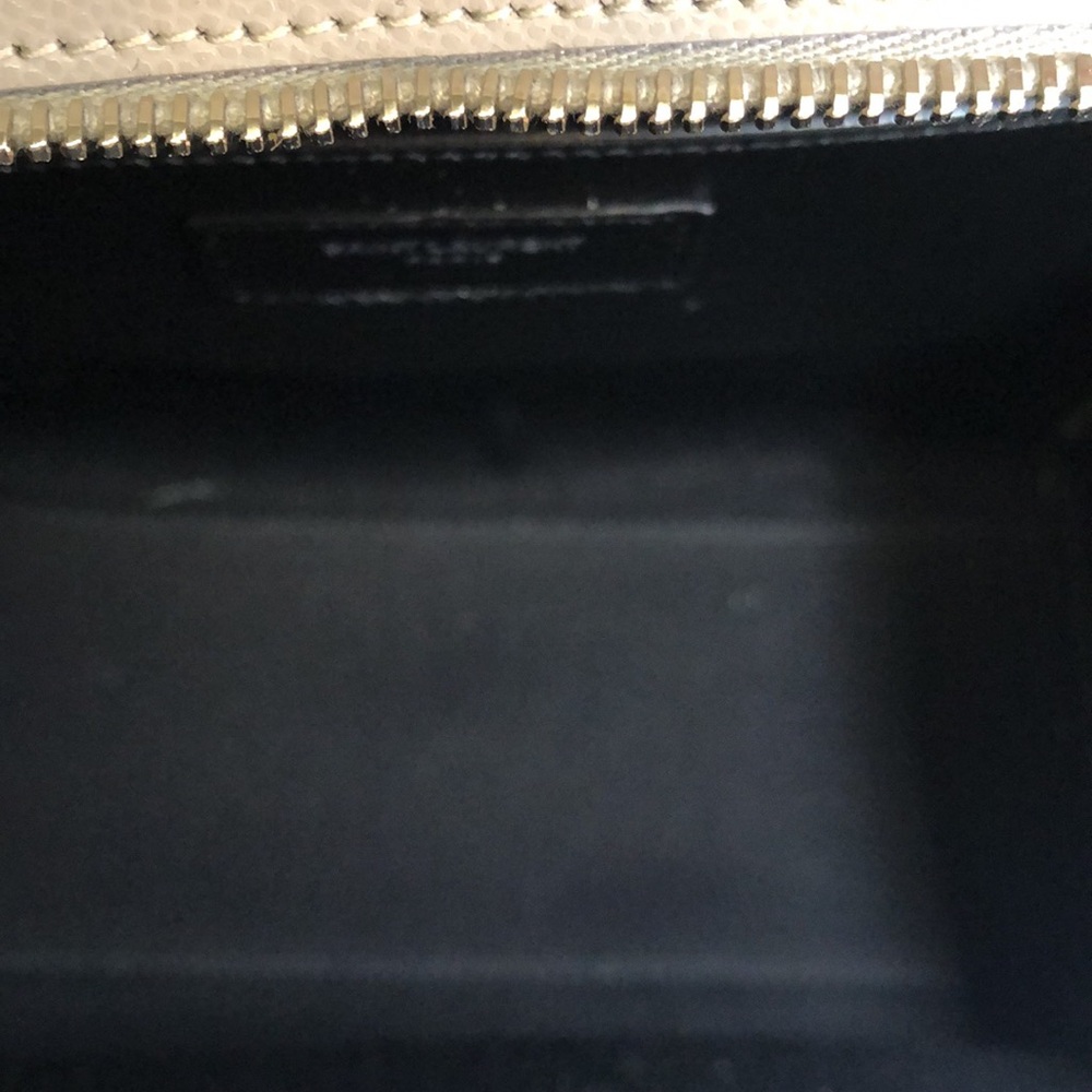 Women’s YSL grey leather tote bag - Picture 8 of 11